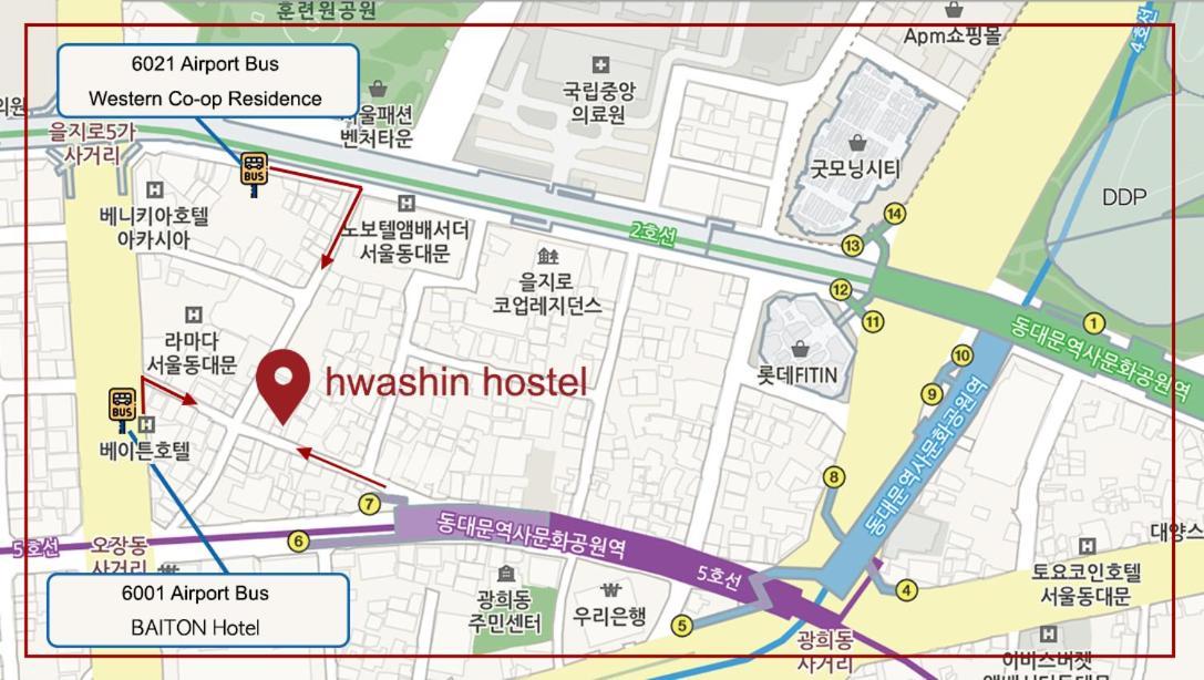 Dongdaemun Hwashin Hostel Seoul Luaran gambar